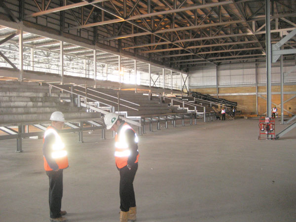 Raked Seating in Auditorium