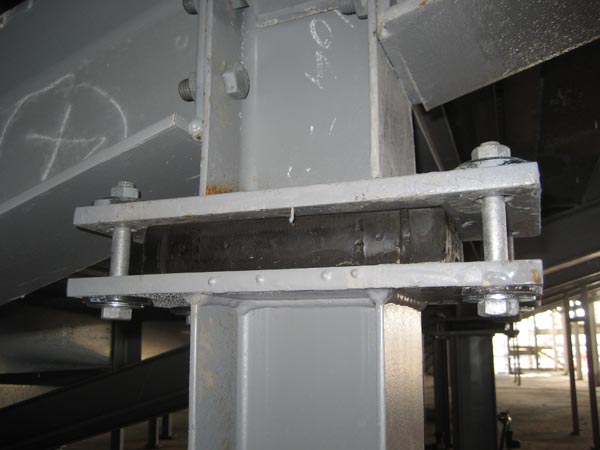 Close up of Rubber Bearing