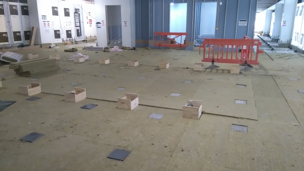 Mineral Infill around Blocks