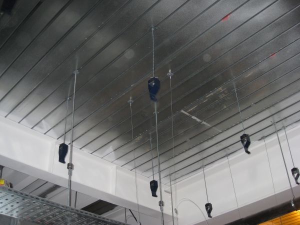 HDQF - In place waiting for suspended ceiling