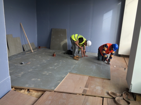 Second Board Layer being installed