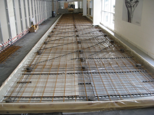 Floating Floor ready for concrete pour