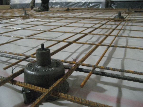 Floating Floor laid out ready for concrete pour