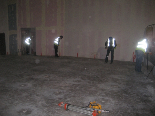 Raising the concrete slab