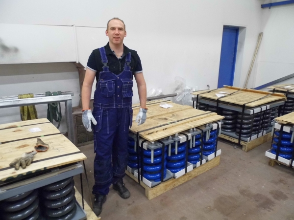 Spring Mounts for Helipad