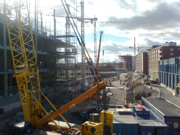 Hospital Building Site - Stockholm, Sweden