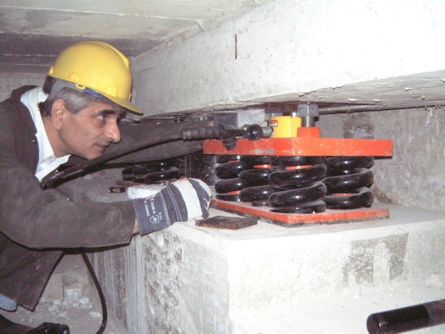 Mason UK Ltd - Isolation Bearings Installed