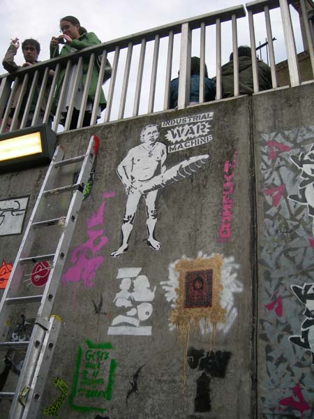 Revolting Mass - Work in Progress at Banksy's Cans Festival