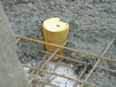 Spring Mount Jacks during Concrete Pour