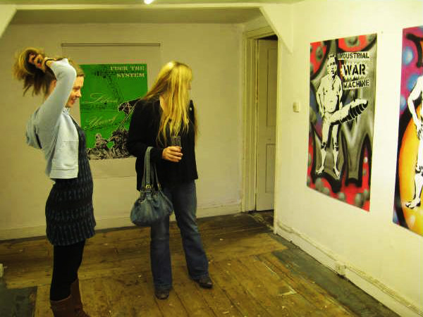 Revolting Mass Street Art Gallery - Stolen Wall Exhibitions, Q-Bar, Falmouth, Cornwall