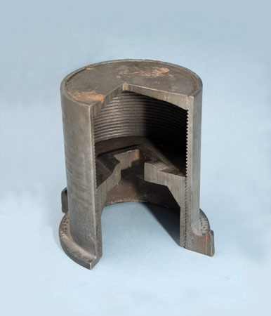 Cut-Away of Spring Mount Casing