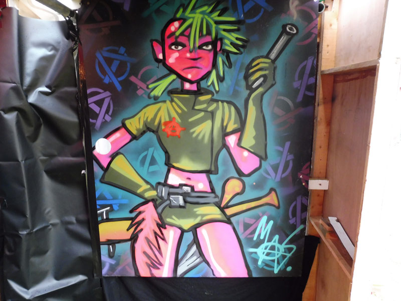 Freaks Boutique Graffit at Boomtown - Click to enlarge Freaks Boutique Graffit at Boomtown