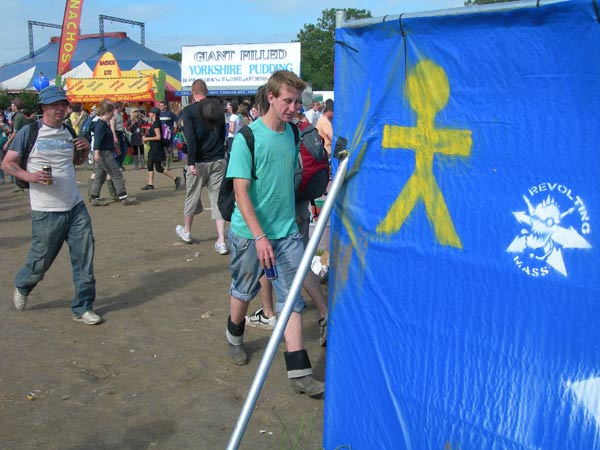 Glastonbury Festival Urinal Graffiti