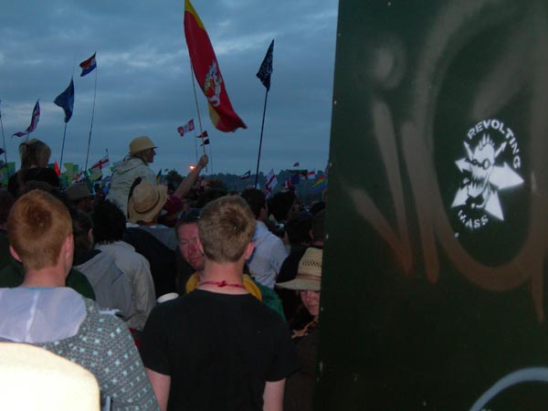 Glastonbury Festival exhibits Revolting Mass's work