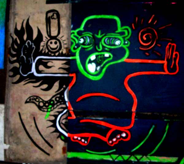 Revolting Mass / MAS - Gun Club Graffiti Cornwall
