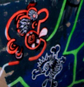 Squat & Traveller Site Graffiti at The Gun Club, Chacewater, Truro, Cornwall, UK Graffiti at the Gun Club Squat & Traveller Site, Chacewater, Truro, Cornwall, UK