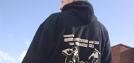 Back Print - Police Brutality - Pierre Joseph Proudhon Quote on Hoodie