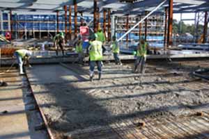 Floating Floor Concrete Pour