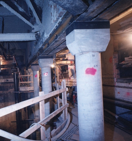 Rubber Isolation Bearing on Pillar