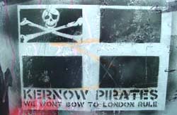 Kernow Pirates - Direct action to save Cornish heritage - Falmouth, Cornwall, UK Kernow Pirates - Direct action to save Cornish heritage - Falmouth, Cornwall, UK