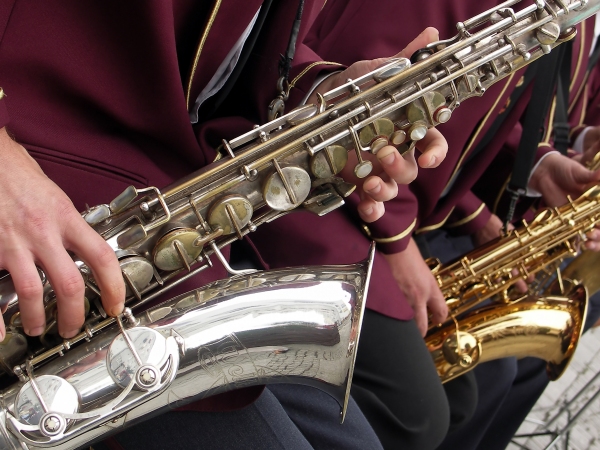 Musicians in Recording Studio