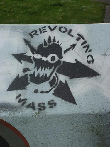 Revolting Mass - logo tag - Falmouth, Cornwall, UK