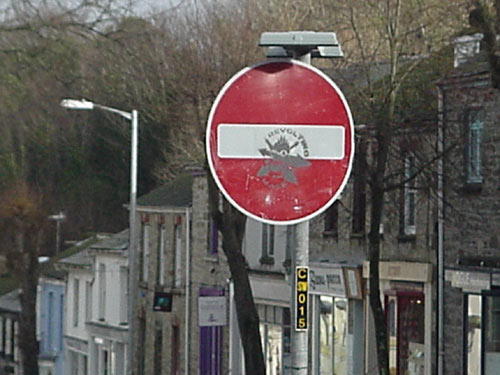 Revolting Mass - No Entry - Falmouth, Cornwall, UK