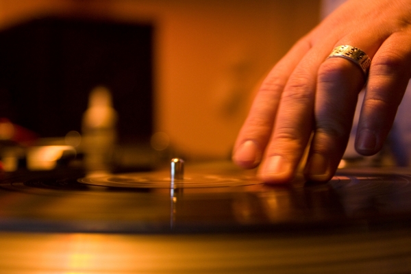 D.J. in a night club