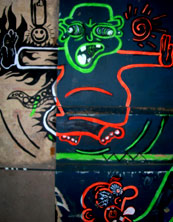 Out Doors Street Art Graffiti - Revolting Mass Out Doors Street Art Graffiti - Revolting Mass