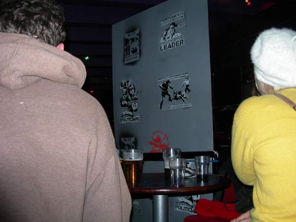 Revolting Mass Exhibition with Not So Pretty at a Punk gig in Camden London Exhibition with Not So Pretty at a Punk gig in Camden London- Revolting Mass