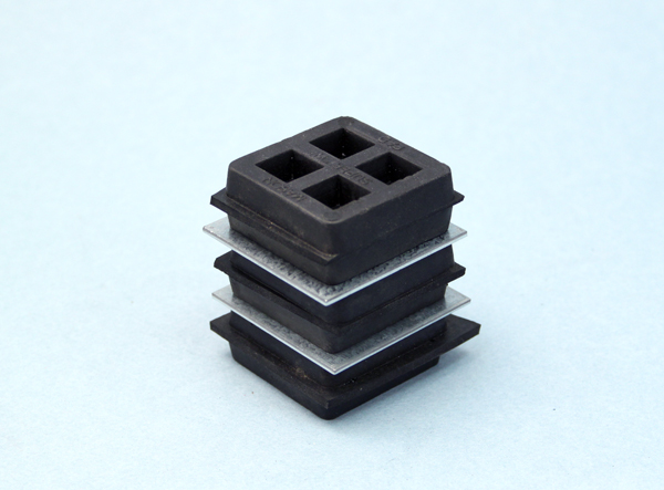 Stacked Super W Pads with Steel