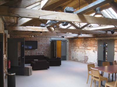 Upstairs at Snape Maltings