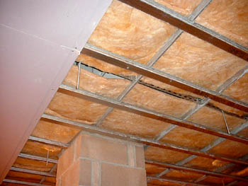 Acoustically Isolated Suspended Ceiling