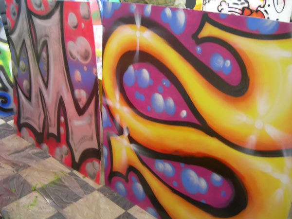 Freehand wild style graffiti lettering examples for teaching graffiti - Graffiti Lessons