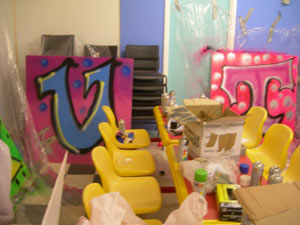 graffiti work completed by the students. - Graffiti Lessons