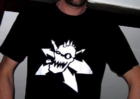 Front Print - Revolting Mass Skull without text - Tshirt or Hoodie
